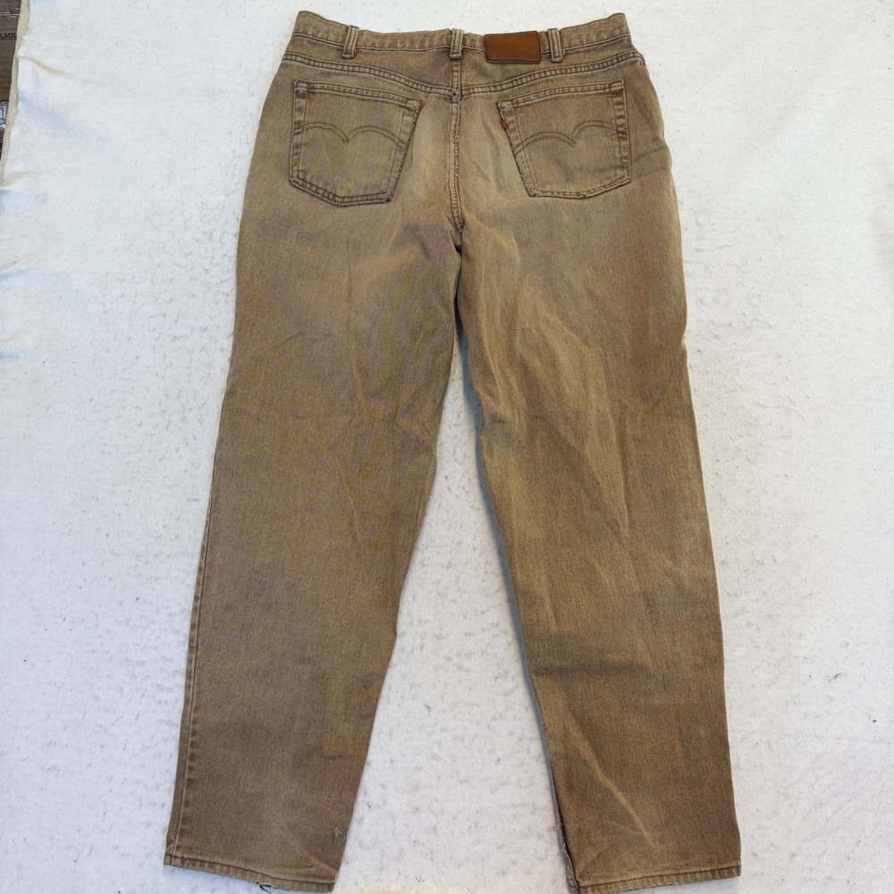 Vintage Levi Strauss & Co. 533 Relaxed Fit Jeans 36 Brown Denim Cotton Faded